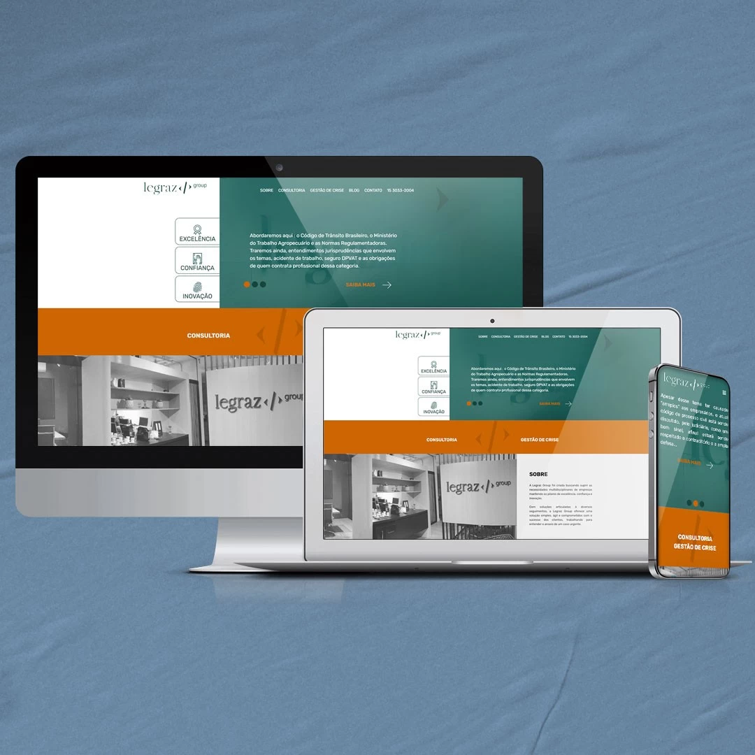 Projeto Website Advocacia B2B