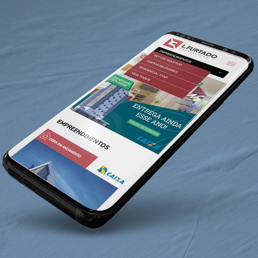 Projeto Website para Construtora
